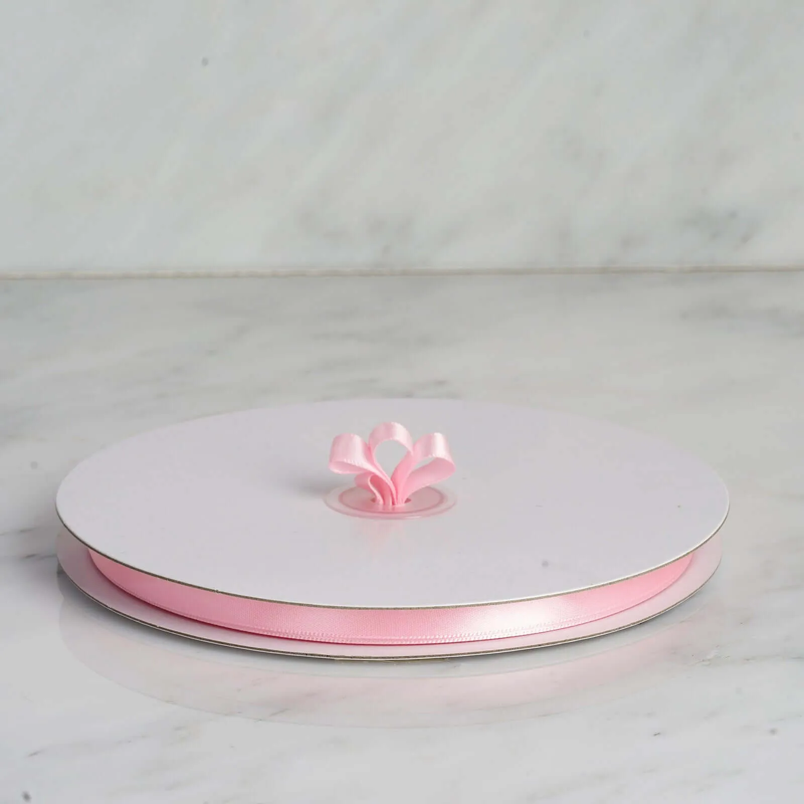 100 Yards 3 8" Pink Single Face Decorative Satin Ribbon