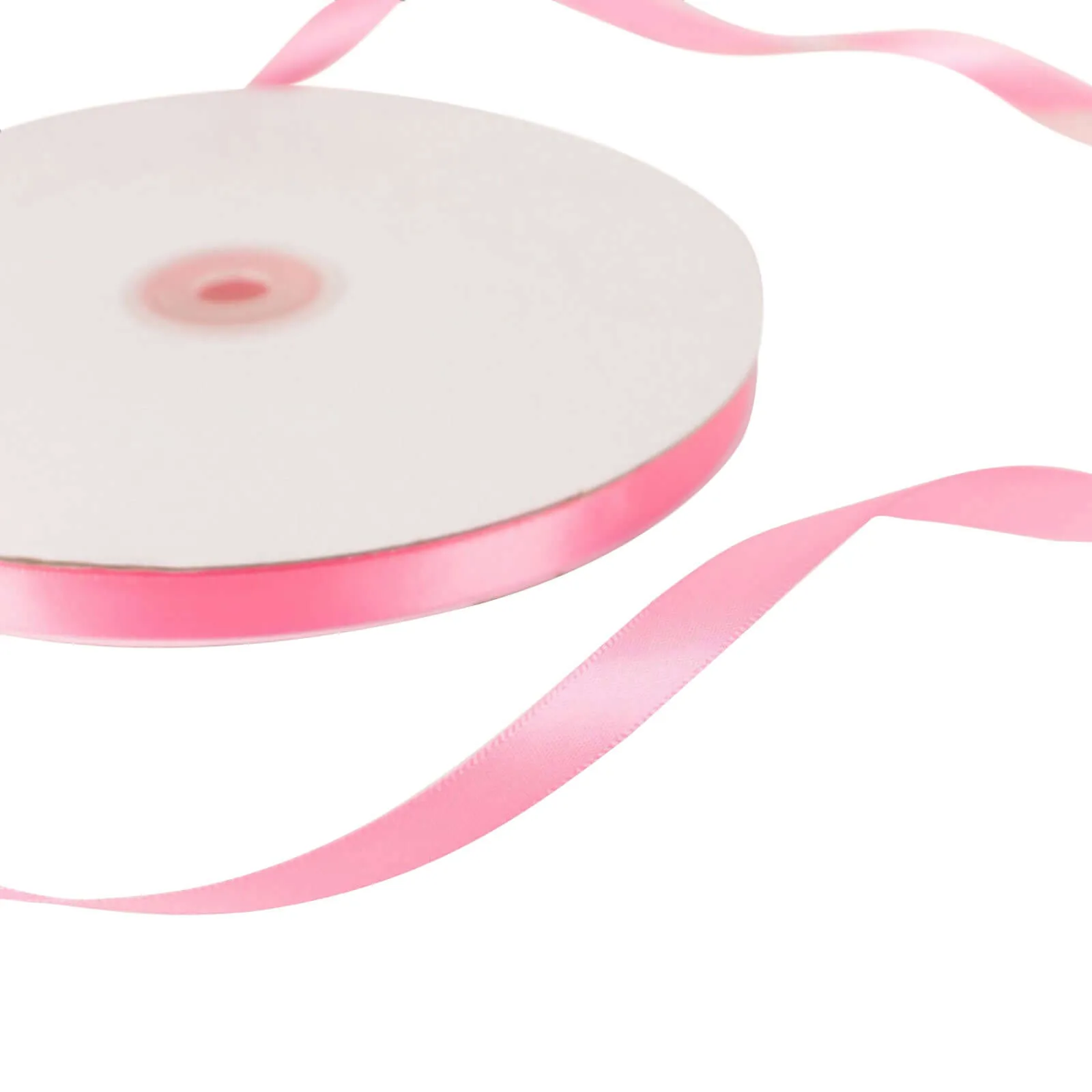 100 Yards 3 8" Pink Single Face Decorative Satin Ribbon