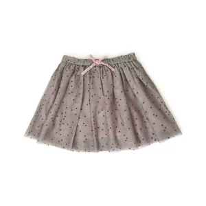 Baby Girl Tulle Tutu Skirt Grey & Pink