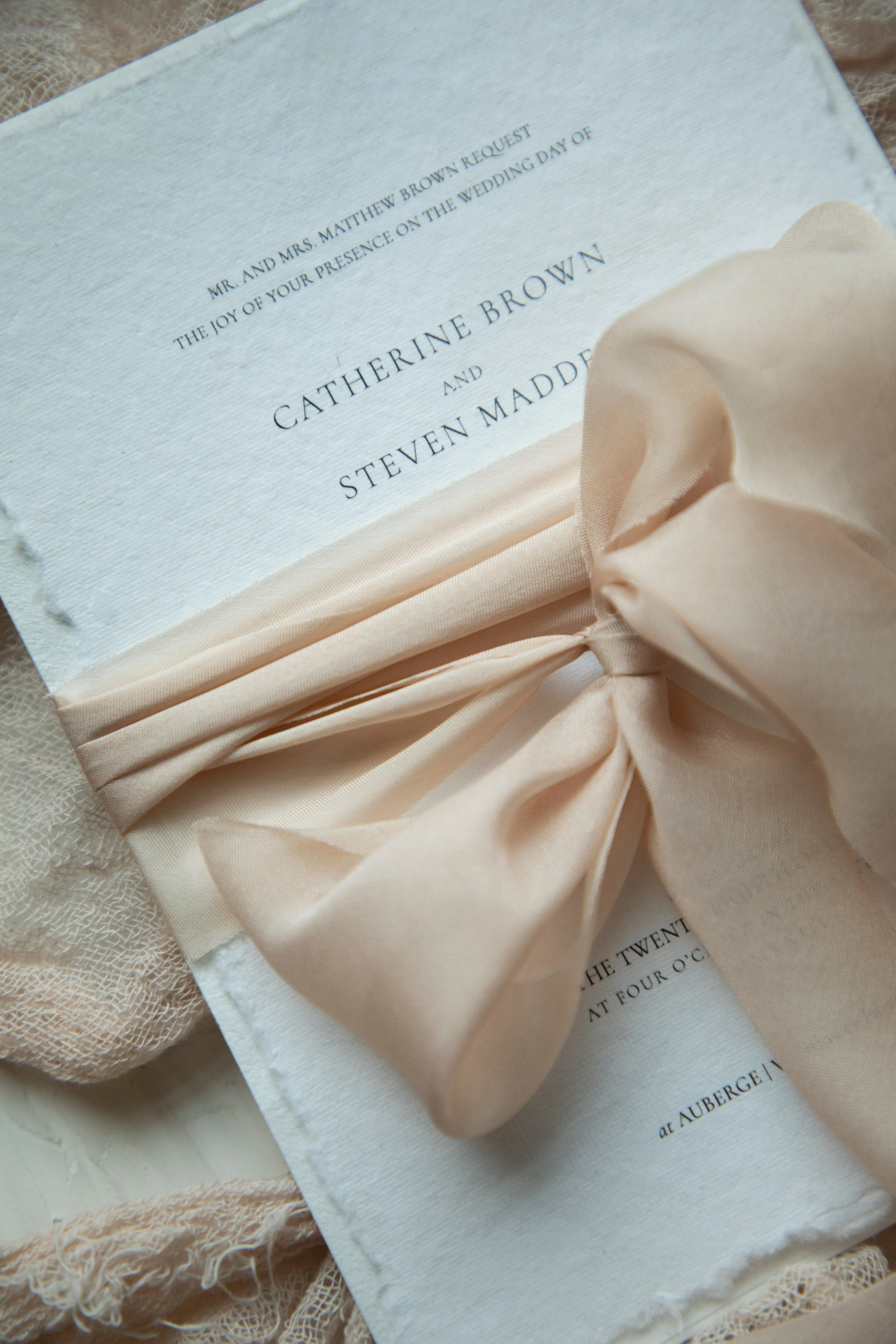 Blush {Sheer} Silk Ribbon