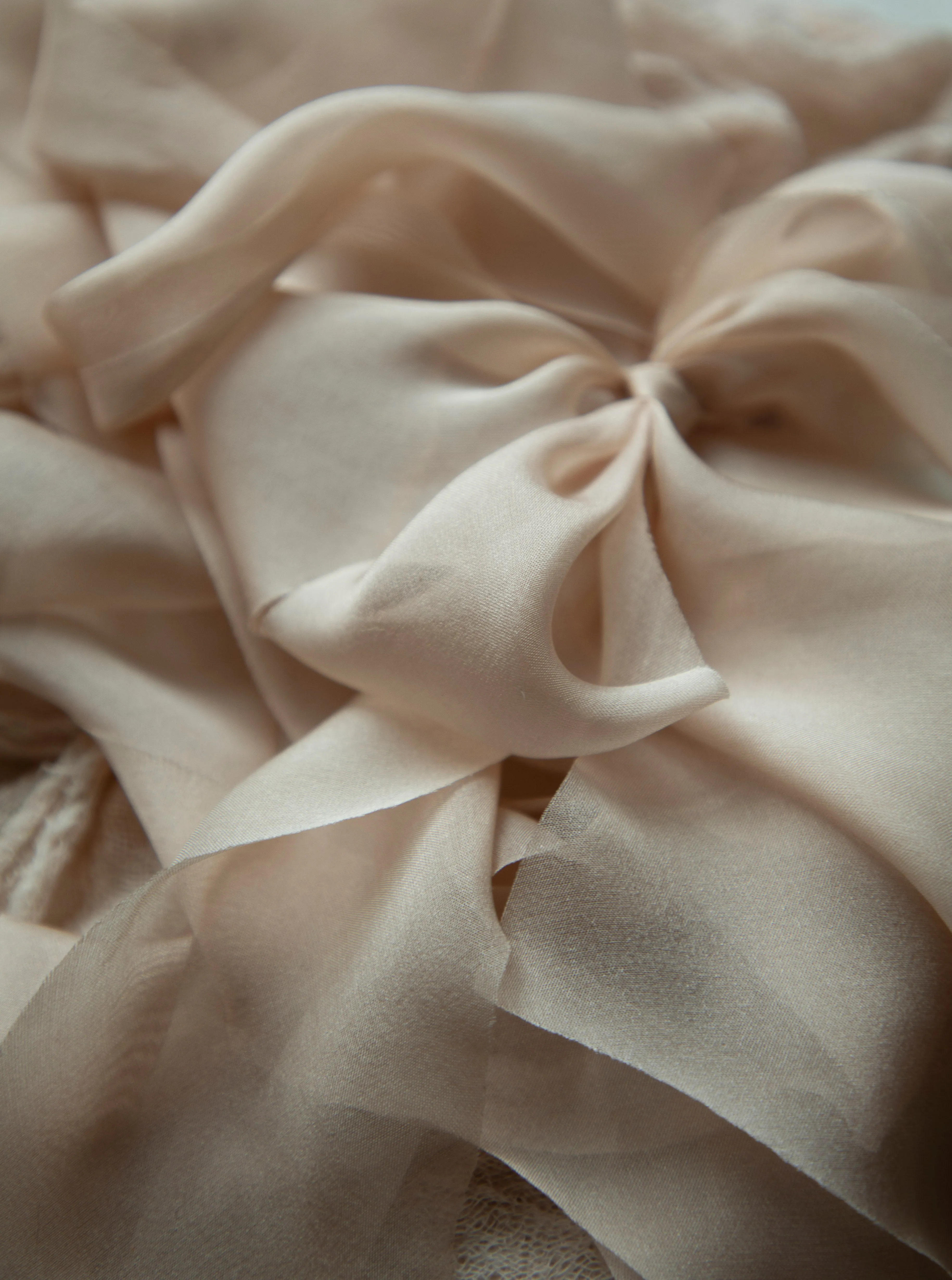 Blush {Sheer} Silk Ribbon