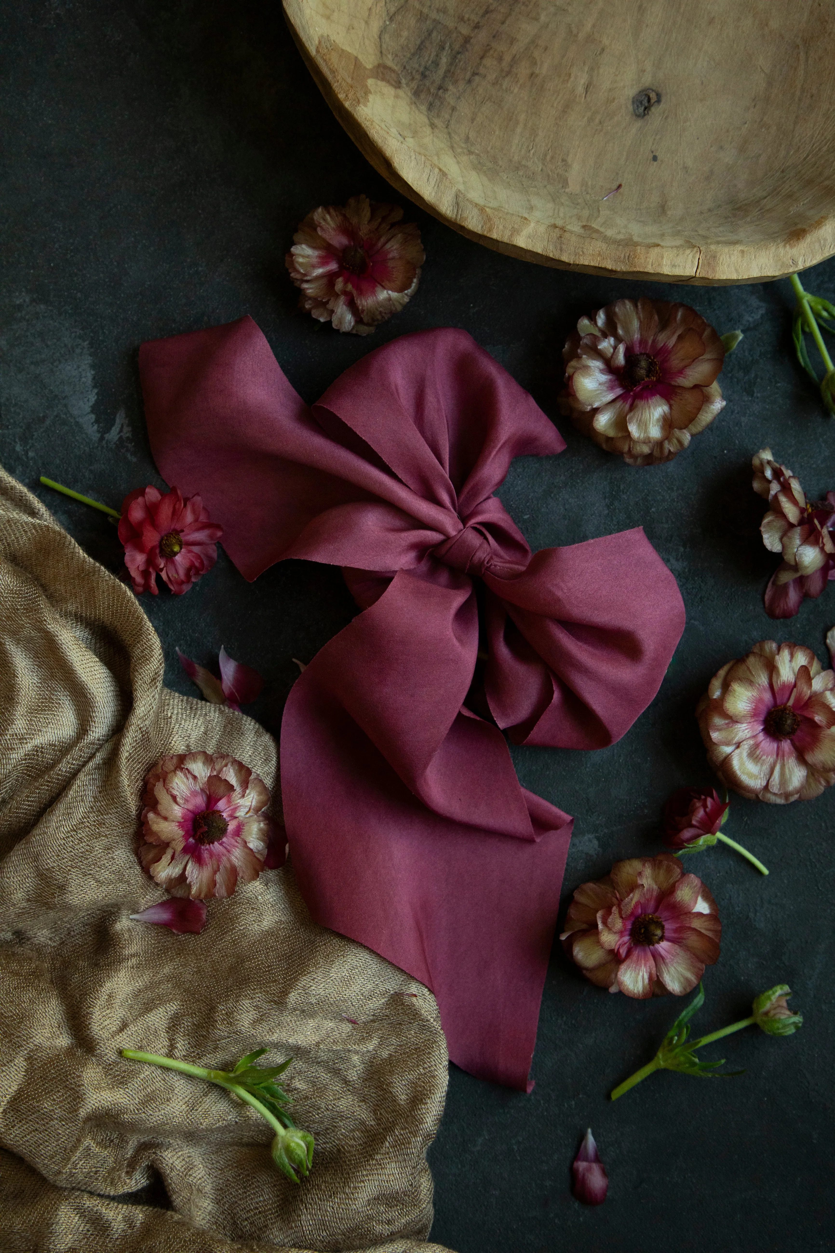Crushed Berry Silk Ribbon
