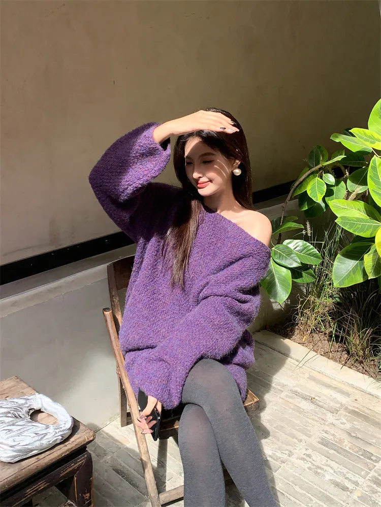 [Dating] Knitted Sweater   Knitted Skirt Set