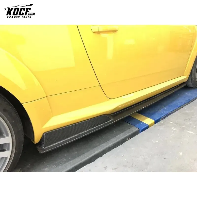 For 15-19 TTS/TTRS MK3 8S Audi Sports Style Carbon Fiber Body kit Side Skirts Extensions Add-on