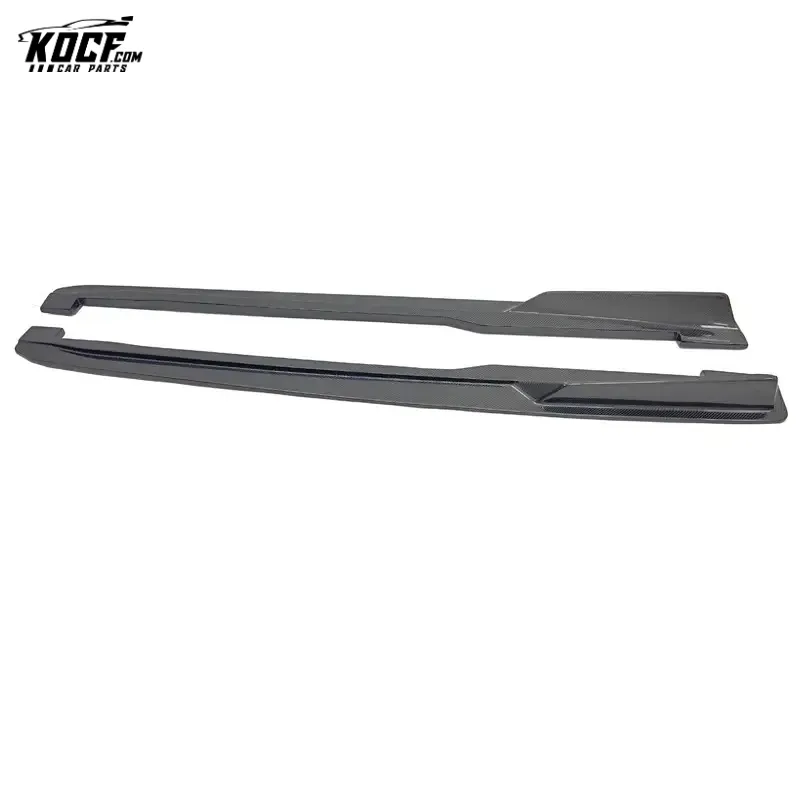 For 15-19 TTS/TTRS MK3 8S Audi Sports Style Carbon Fiber Body kit Side Skirts Extensions Add-on