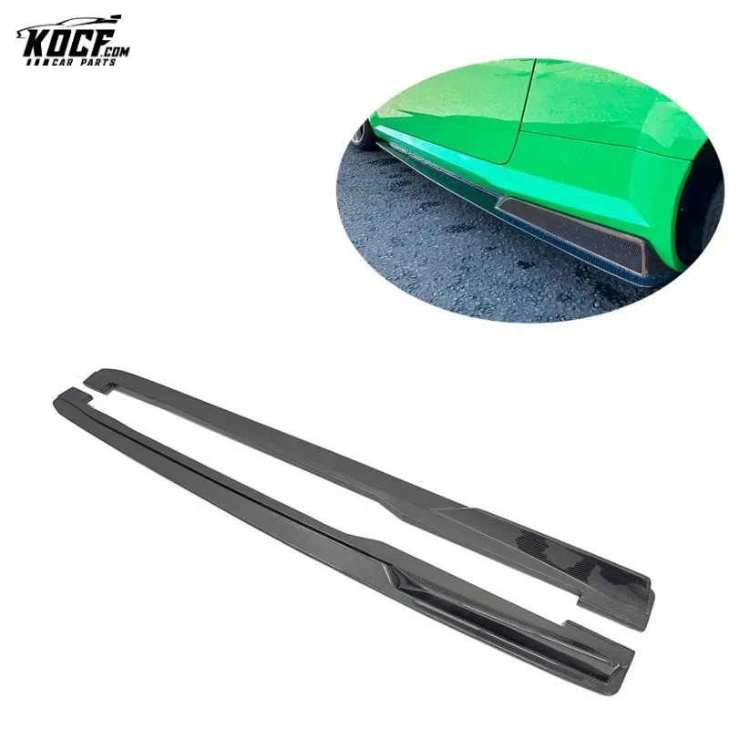 For 15-19 TTS/TTRS MK3 8S Audi Sports Style Carbon Fiber Body kit Side Skirts Extensions Add-on