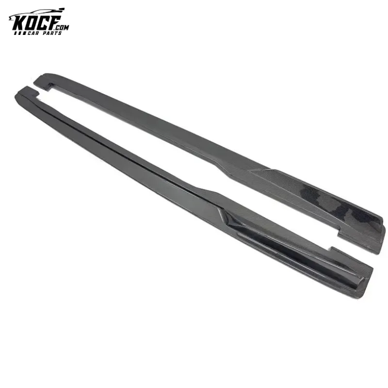 For 15-19 TTS/TTRS MK3 8S Audi Sports Style Carbon Fiber Body kit Side Skirts Extensions Add-on