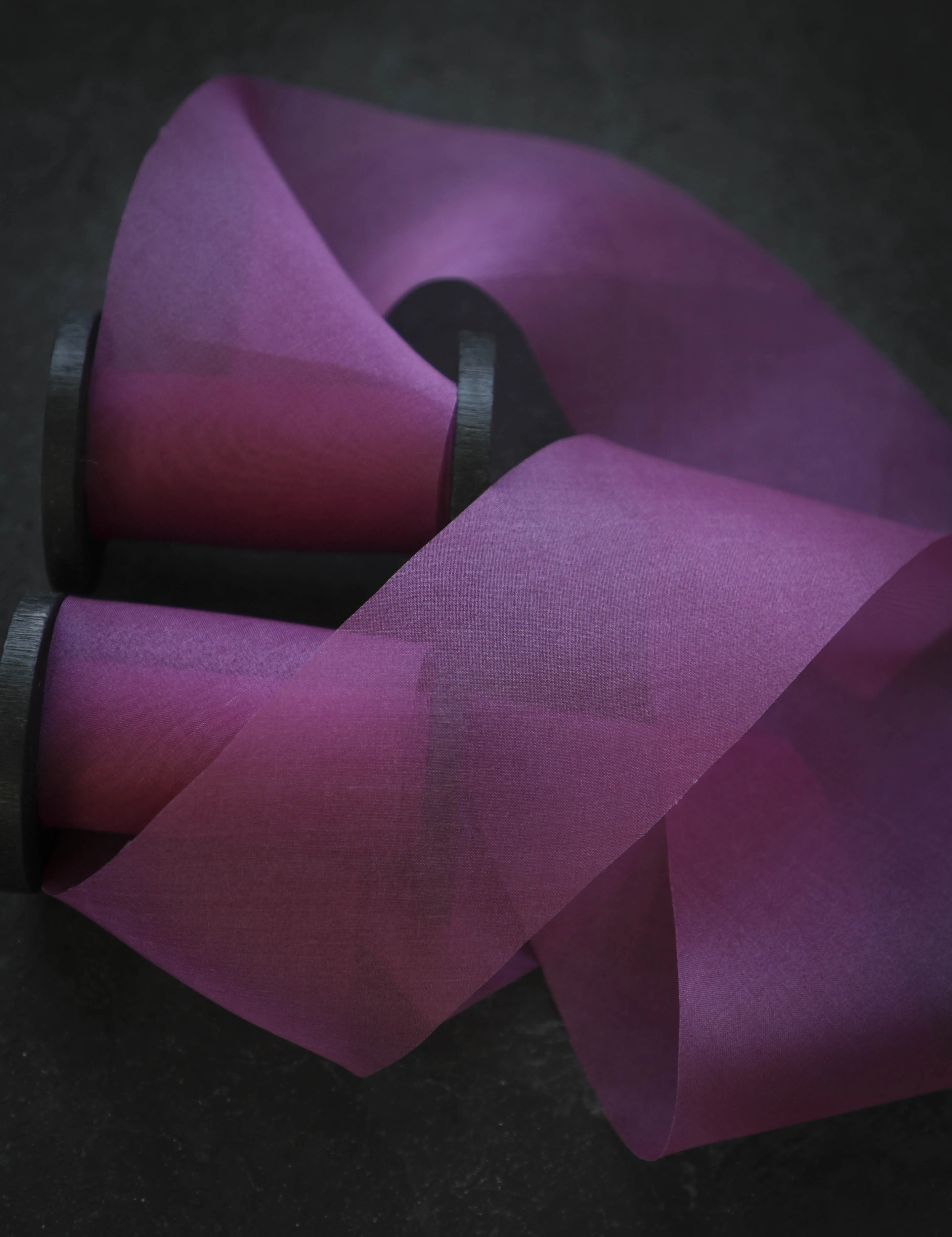 Fuchsia {Organza} Silk Ribbon | LIMITED BATCH