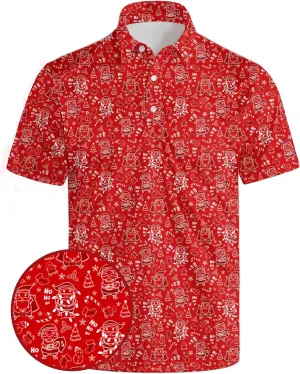Funny Mens Golf Polo Shirts,Moisture Wicking Golf Shirts for Men Collared Short Sleeve Polo Shirts Golf Gifts