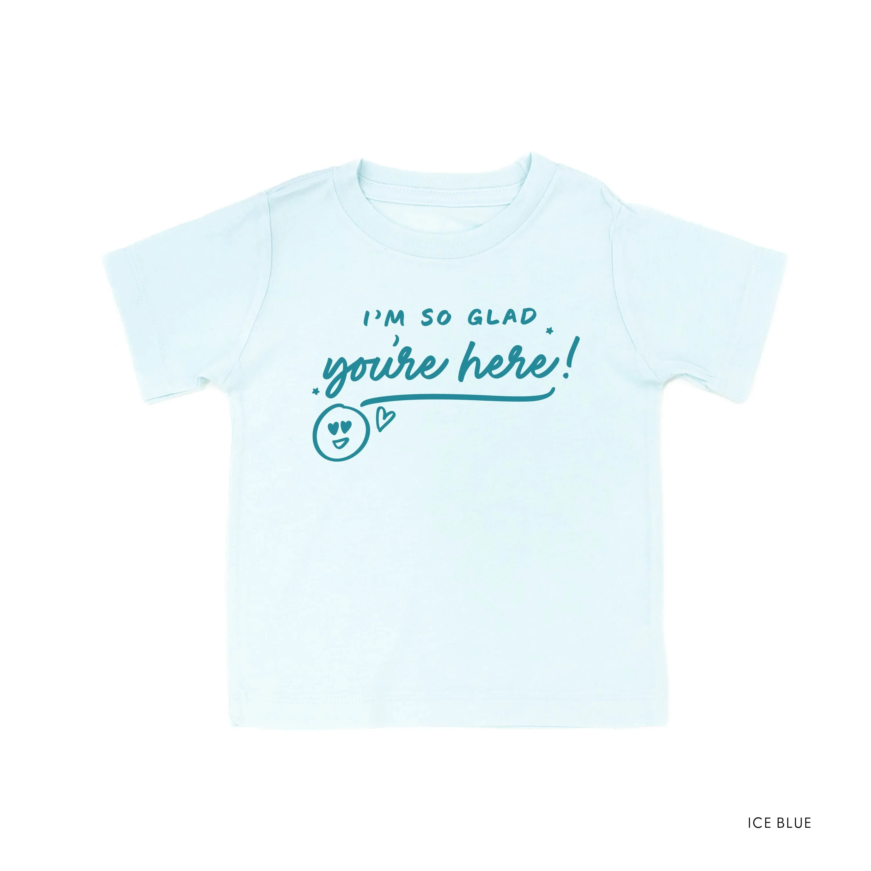I'm So Glad You're Here! - TONE ON TONE - Short Sleeve Child Shirt