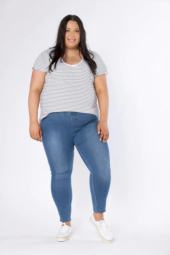 LENNY STRETCH JEANS - Blue