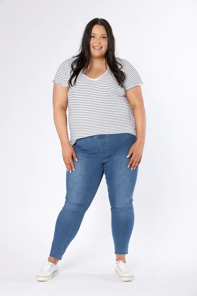 LENNY STRETCH JEANS - Blue