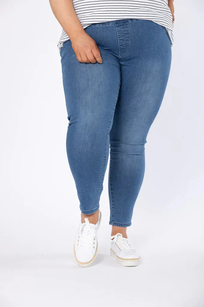LENNY STRETCH JEANS - Blue