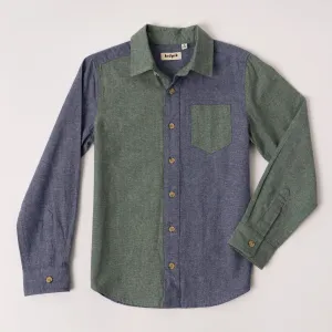 Mixed Color Block Shirt