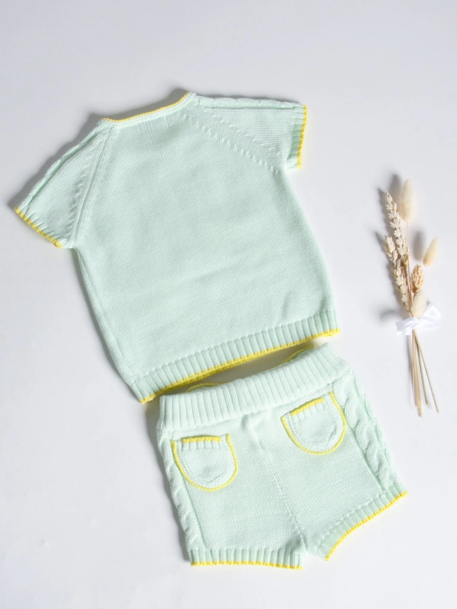 Rahigo Mint Green Knitted 2 piece set