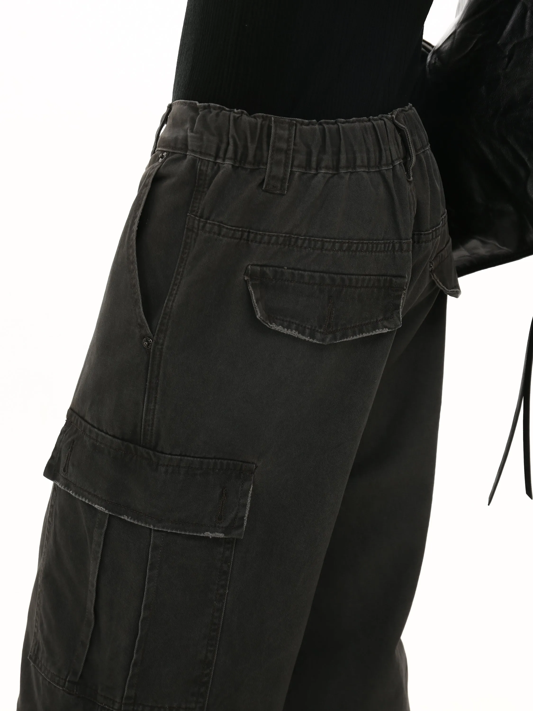 Retro Cotton Wide Leg Pants