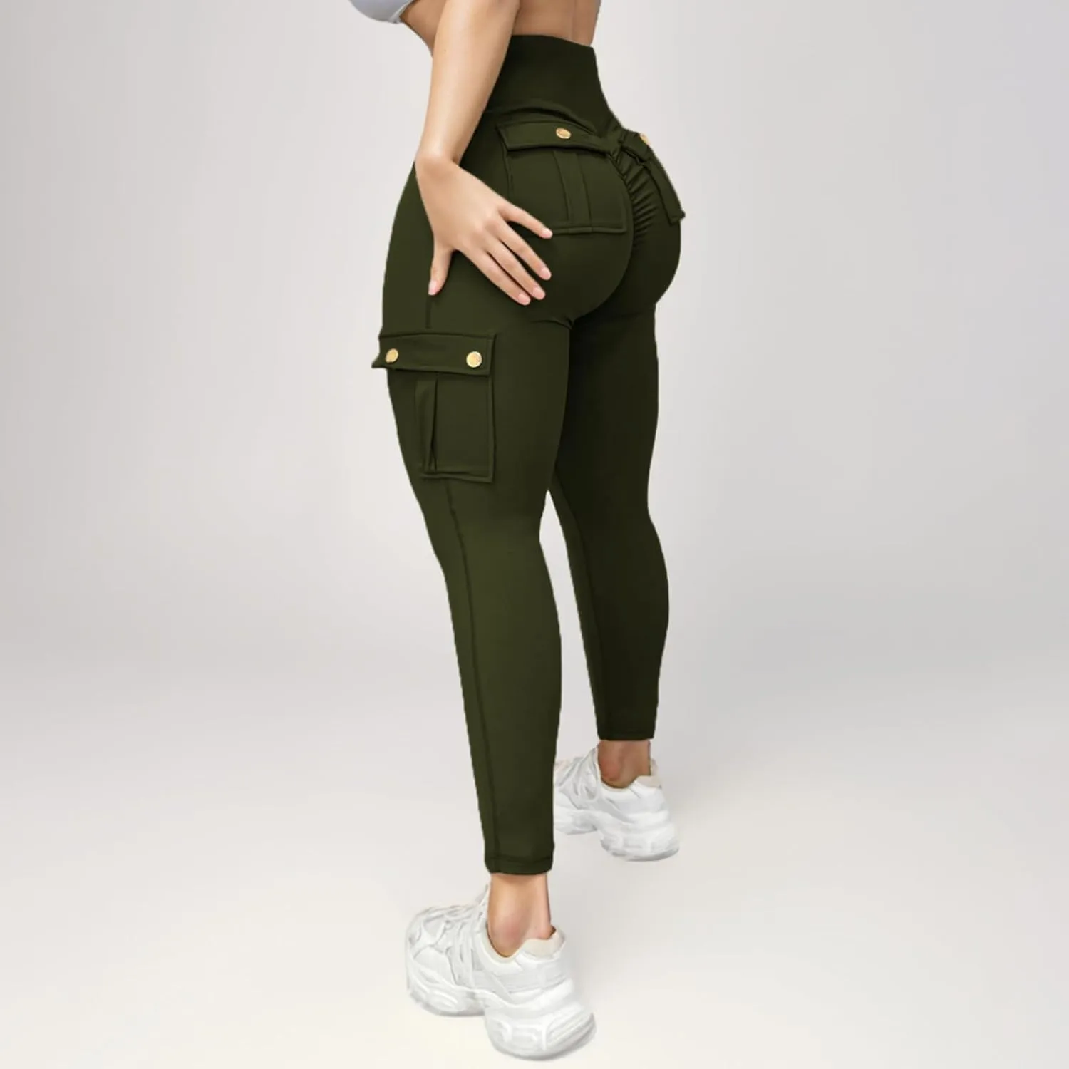 Women High Waist Yoga Pants Tummy Control Gym Tights Workout Active Butt Lifting Leggings Women's Athletic Pants