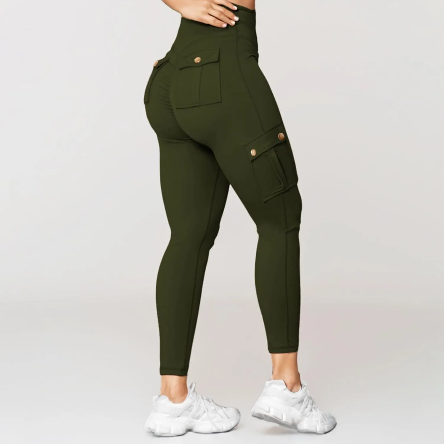 Women High Waist Yoga Pants Tummy Control Gym Tights Workout Active Butt Lifting Leggings Women's Athletic Pants