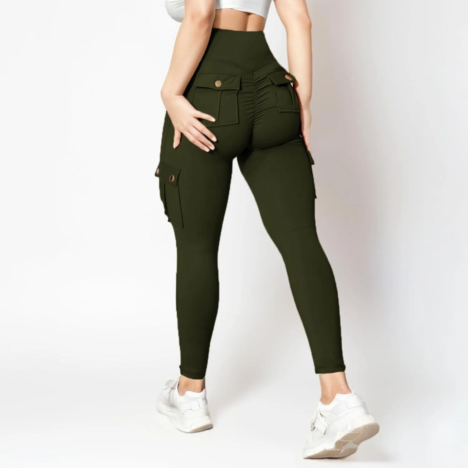 Women High Waist Yoga Pants Tummy Control Gym Tights Workout Active Butt Lifting Leggings Women's Athletic Pants