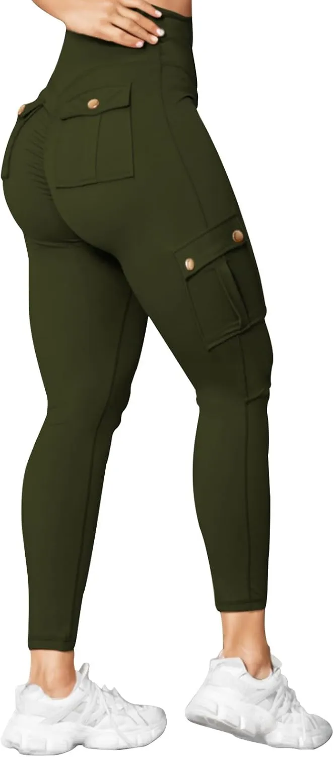 Women High Waist Yoga Pants Tummy Control Gym Tights Workout Active Butt Lifting Leggings Women's Athletic Pants